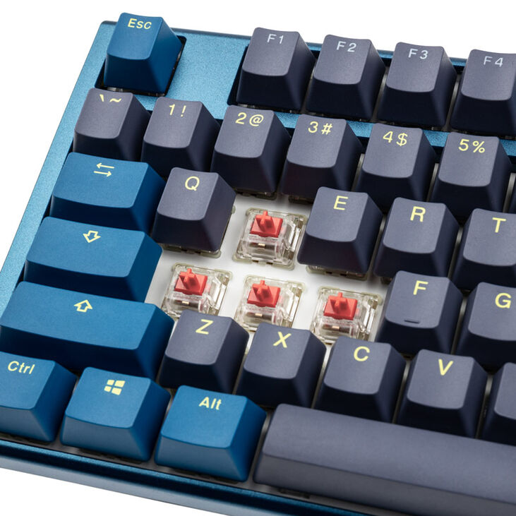 Ducky One 3 Daybreak TKL Gaming Keyboard, RGB LED - MX-Silent-Red (US) image number 4