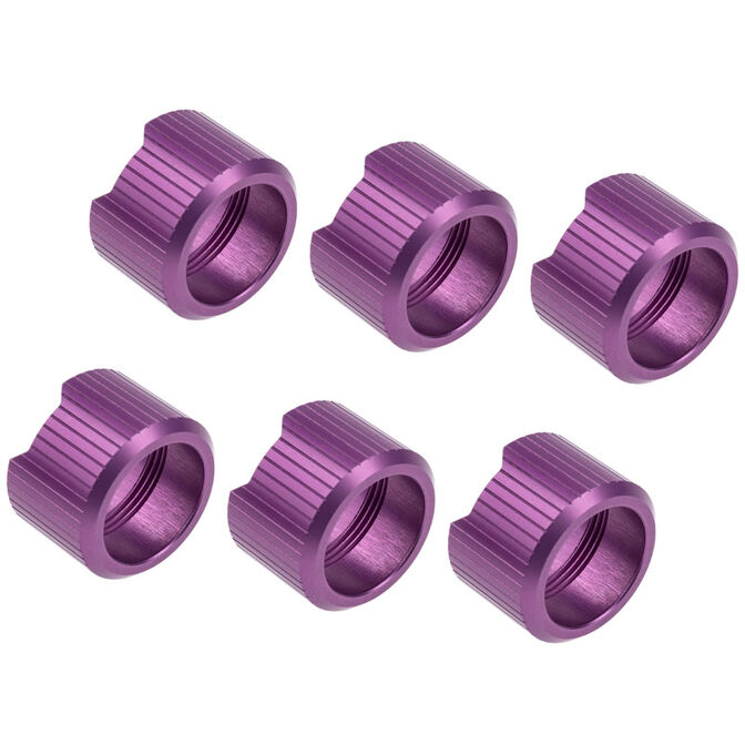 EK Water Blocks EK-Quantum Torque Compression Ring, 6er-Pack, STC 16 - lila image number 0