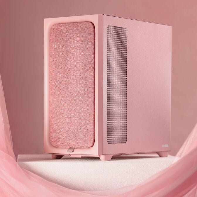 TRYX FLOVA F50 PC Case, ATX, Tempered Glass - Pink image number 9