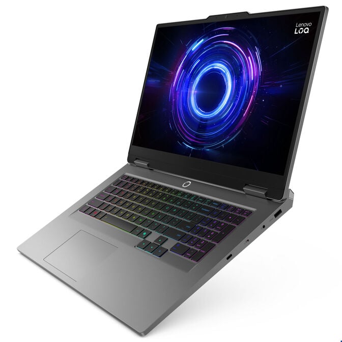 Lenovo LOQ 17i Gaming AI 17,3 Zoll Gaming-Laptop, Core i7-14700HX, RTX 5070 - grau image number 4