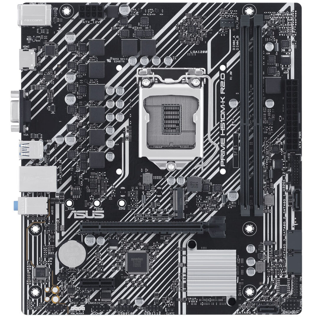 ASUS Prime H510M-K R2.0, Intel H510 Mainboard, LGA1200, DDR4