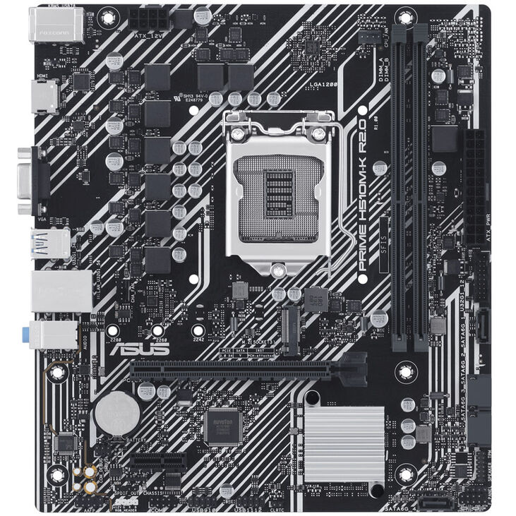 ASUS Prime H510M-K R2.0, Intel H510 Mainboard, LGA1200, DDR4 image number 2