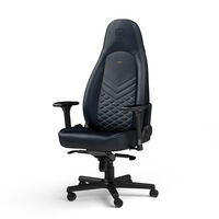 noblechairs ICON Echtleder Gaming Stuhl - mitternachtsblau/graphit