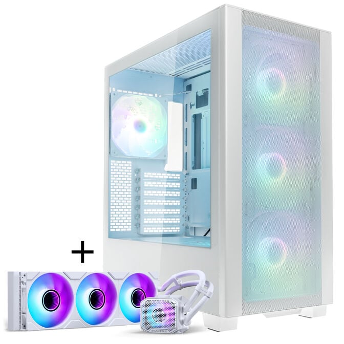 PHANTEKS XT Pro Ultra + Glacier One 360M25 Gen2 DRGB, 360mm, Bundle - wei&szlig; image number 0