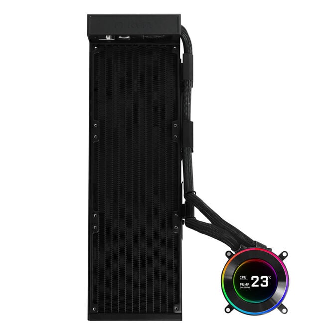 Lian Li HYDROSHIFT II LCD-C 360N Fanless ARGB AiO Wasserk&uuml;hlung - schwarz image number 1
