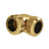 Barrow Multi-Link Adapter 90 Degree 12mm OD to 12mm OD Hardtube - gold image number null