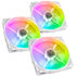 Noiseblocker NB-eLoop X B12-P ARGB, PWM - 120mm, white - 3 pack image number null