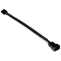 Alphacool L&uuml;fterkabel 4-Pin auf 4-Pin Verl&auml;ngerung 15cm - schwarz