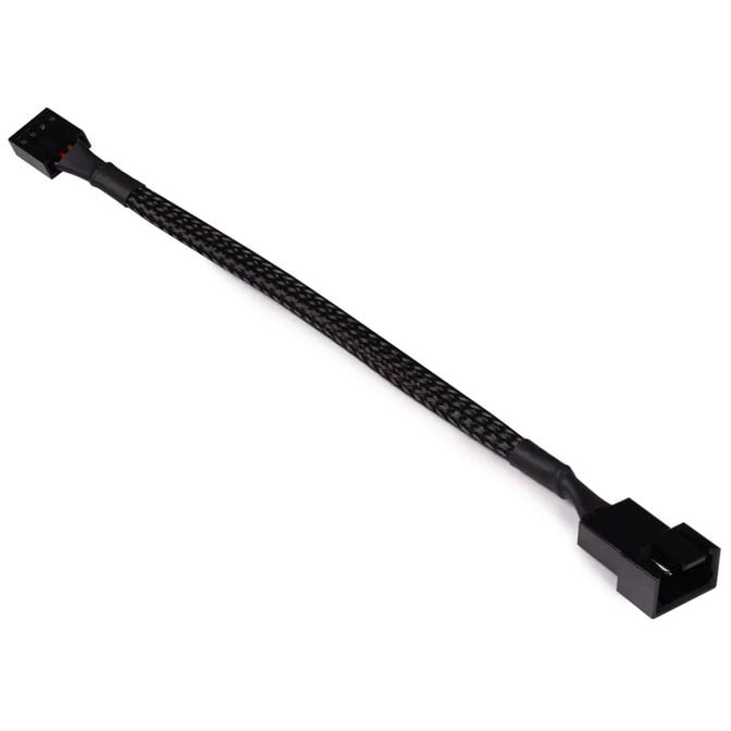 Alphacool L&uuml;fterkabel 4-Pin auf 4-Pin Verl&auml;ngerung 15cm - schwarz image number 0