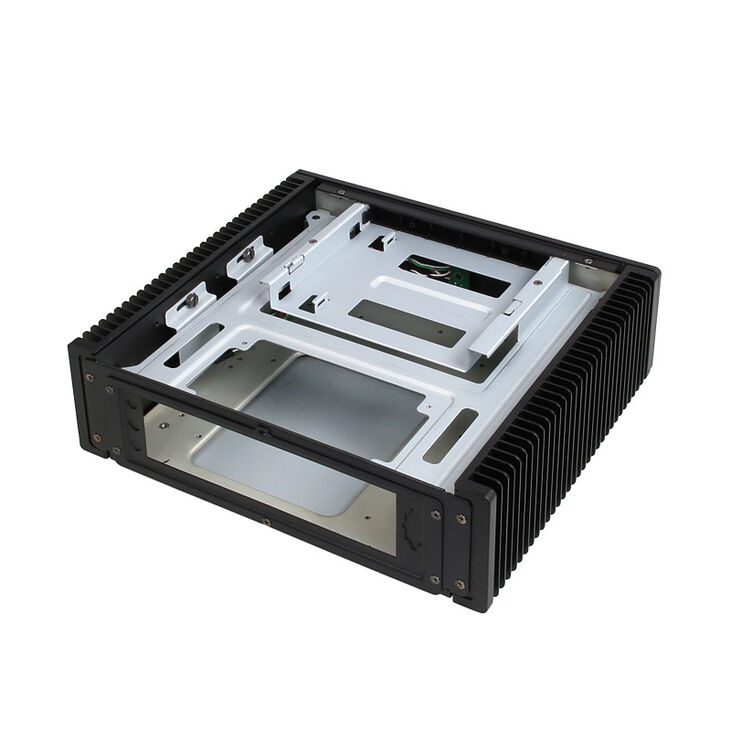 Impactics C3LH-B Mini-ITX Gehäuse mit Standfüßen - schwarz image number 3