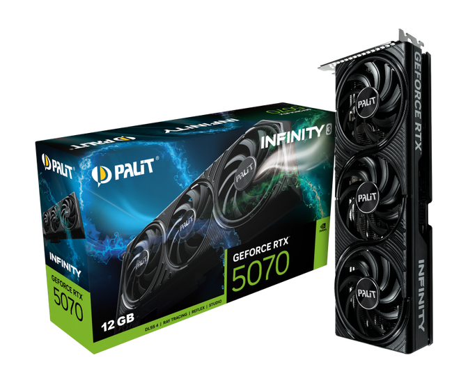 Palit GeForce RTX 5070 Infinity 3, 12288 MB GDDR7 image number 0