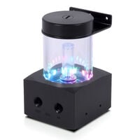 Alphacool Core 100 Aurora ARGB Ausgleichbehälter mit VPP Pumpe, Acryl - schwarz