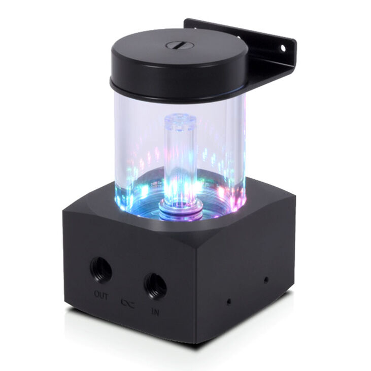 Alphacool Core 100 Aurora ARGB Ausgleichbehälter mit VPP Pumpe, Acryl - schwarz image number 0