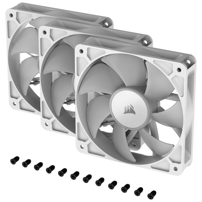 Corsair RS ARGB PWM L&uuml;fter - 3er-Pack, 120 mm, wei&szlig; image number 13