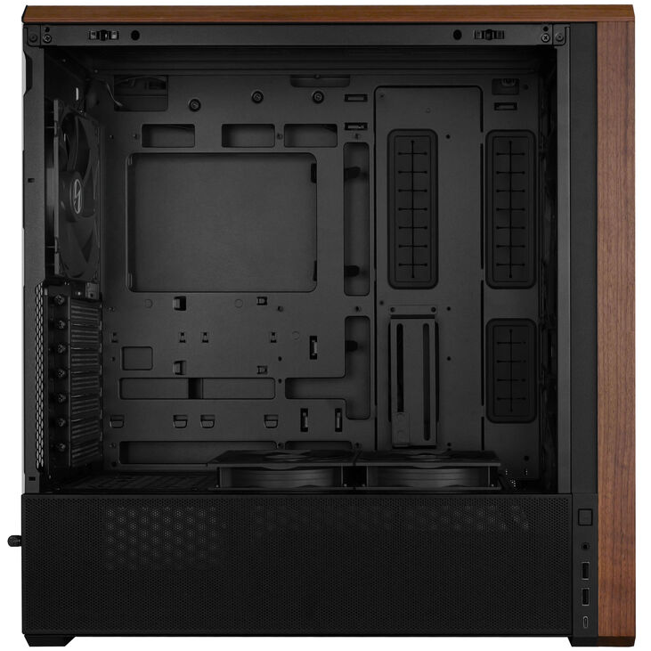 Lian Li Lancool 217 PC-Gehäuse, Midi-Tower, ATX, Tempered Glass - schwarz image number 3