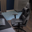 Corsair TC100 Relaxed Gaming Chair, Faux Leather - Black image number null