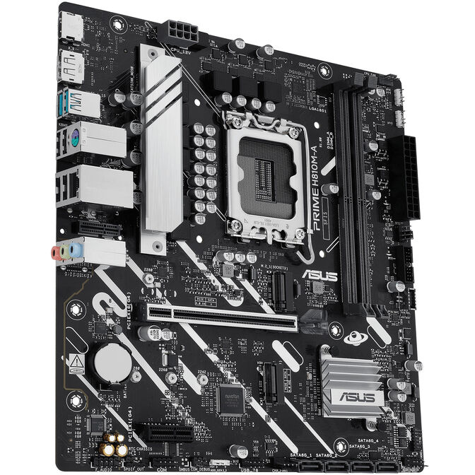 ASUS Prime B810M-A-CSM Motherboard, socket LGA 1851, Intel H810, mATX, DDR5 image number 4