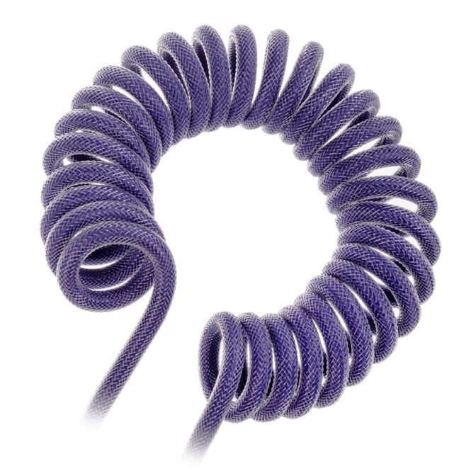 Ducky Premicord Horizon coiled cable, USB Type C to Type A - 1.8m image number 4