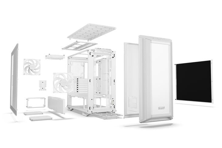 be quiet! Dark Base 701 Midi-Tower, Tempered Glass -  weiß image number 3