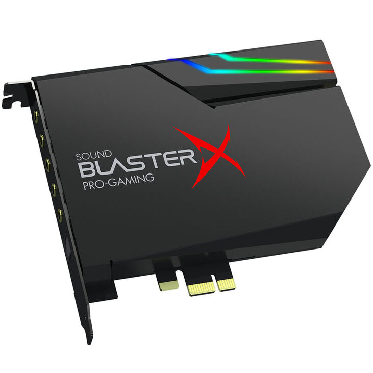 Creative Sound BlasterX AE-5 Plus Hi-Res Gaming Soundkarte / DAC - RGB, PCIe image number 0