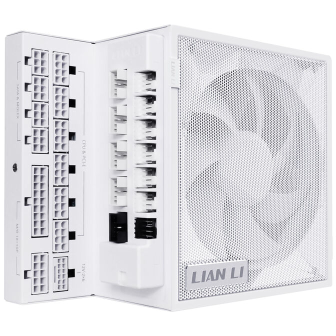 Lian Li EDGE GOLD 1200 80 PLUS Gold Netzteil, PCIe 5.1, ATX 3.1 - 1200 Watt, wei&szlig;, inkl. USB-Hub image number 1