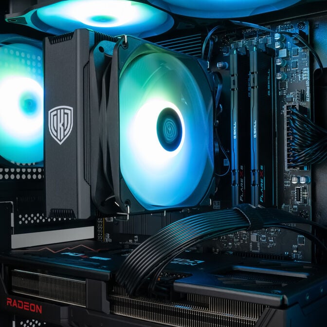 Gaming-PC Phantom, AMD Ryzen 5 9600, RX 9070 - Fertig-PC image number 5
