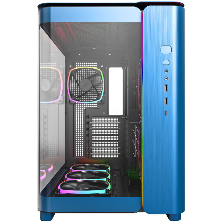 Montech KING 95 PRO Mid Tower, Tempered Glass, ARGB - Berlin Blue image number 2