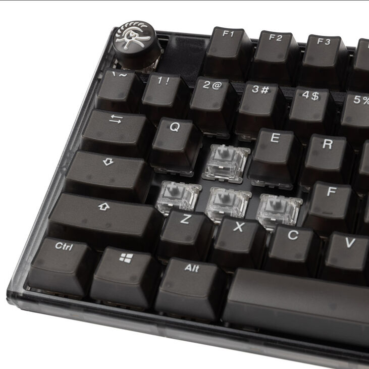 Ducky One 3 Aura Black Gaming Tastatur, RGB LED - MX-Speed-Silver (US) image number 4