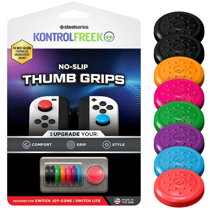 SteelSeries KontrolFreek No-Slip Thumbgrip 8-pack - Nintendo Switch JoyCon image number 0