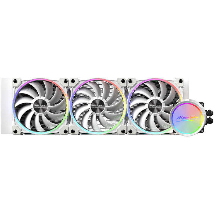 Alpenföhn Glacier Water 360 ARGB AIO Cooler - 360 mm, white image number 4