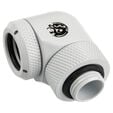 Bitspower Adapter 90 Grad G1/4 Zoll AG auf 14mm AD Hardtube - drehbar, wei&szlig; image number null