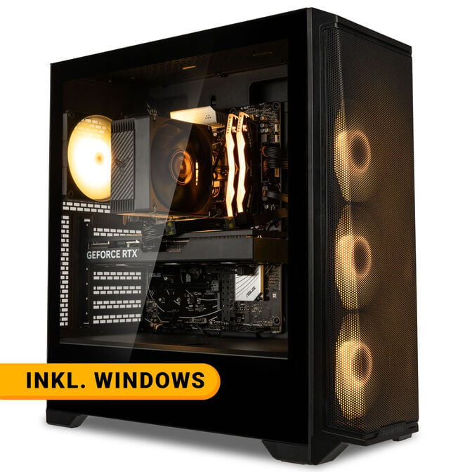 KingForge Gaming-PC Silber, AMD Ryzen 5 9500F, RTX 5060 Ti 16GB, Phanteks Eclipse G370A &ndash; Fertig-PC mit Windows image number 0
