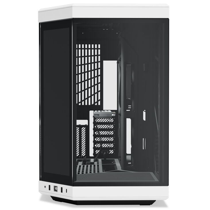 Hyte Y70 Touch Infinite PC-Gehäuse, Midi-Tower, ATX, Tempered Glass - Panda image number 3