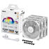 ASUS TUF Gaming TR120 Reverse, PWM ARGB Fan 3-Pack - 120mm, white image number null