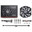 Noctua NF-A14X25r G2 PWM chromax.black L&uuml;fter, LCP - schwarz, 140mm image number null
