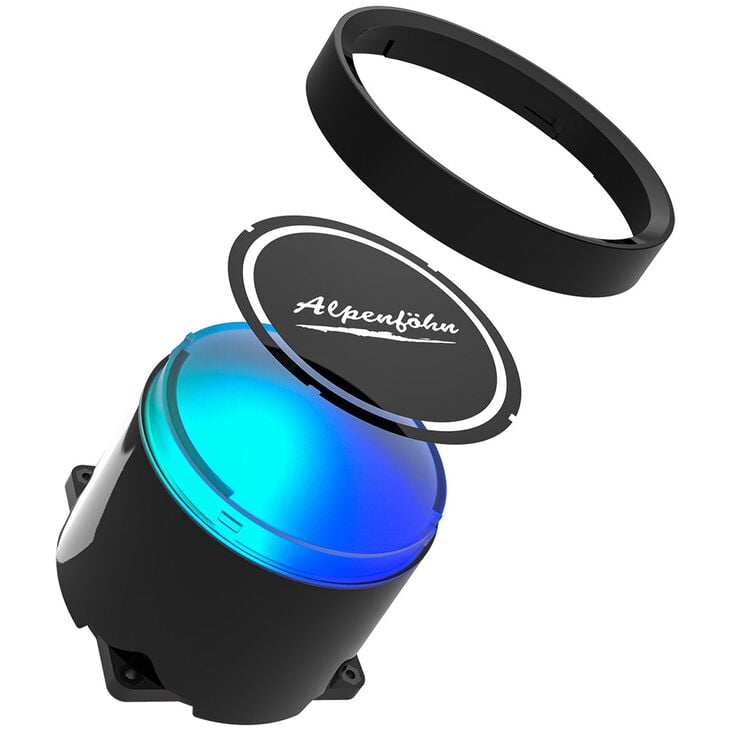 Alpenföhn Gletscherwasser 280 AIO Cooler, ARGB - 280mm, black image number 6