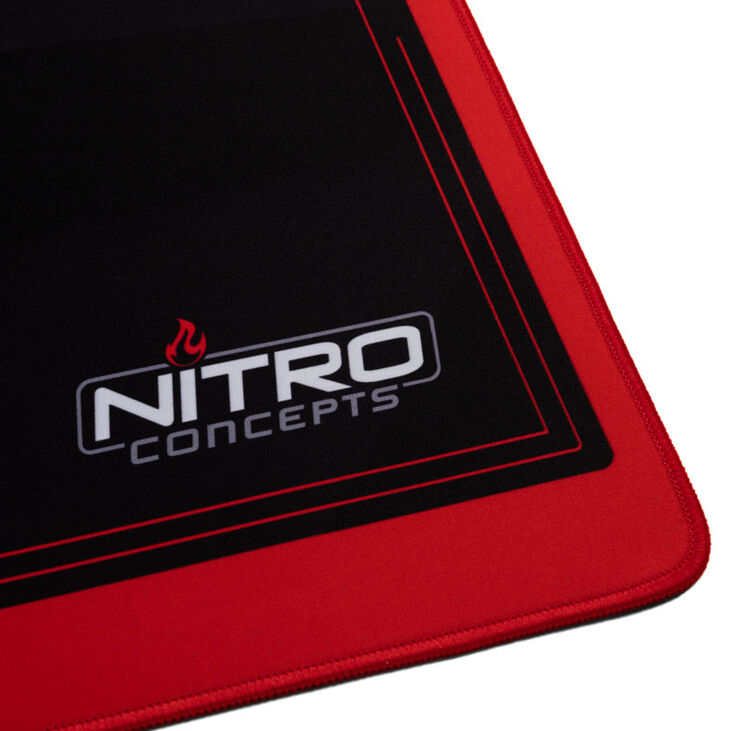 Nitro Concepts Deskmat, 1200x600mm - schwarz/rot image number 3