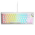Glorious GMMK 3 65 % Custom Gaming-Tastatur - Pre-Built, ANSI (US), Fox Switches, wei&szlig; image number null