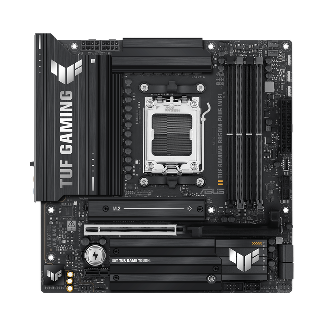 ASUS TUF Gaming B850M-Plus WiFi Motherboard, Socket AM5, AMD B850, Micro-ATX, DDR5 image number 1