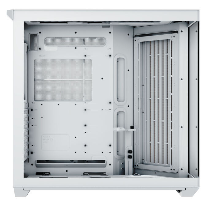 APNX V1 PC Case, Mid Tower, ATX, Tempered Glass &ndash; Wood, White image number 7