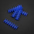King Mod Service 14-Slot Kabelkamm 3mm klein - blau - 5er Set image number null