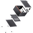 Jonsbo NV10 PC case, mini case, ITX - black image number null