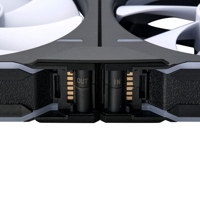 PHANTEKS D30 PWM Regular Airflow, D-RGB L&uuml;fter, 3er Pack - 140mm, schwarz image number 6
