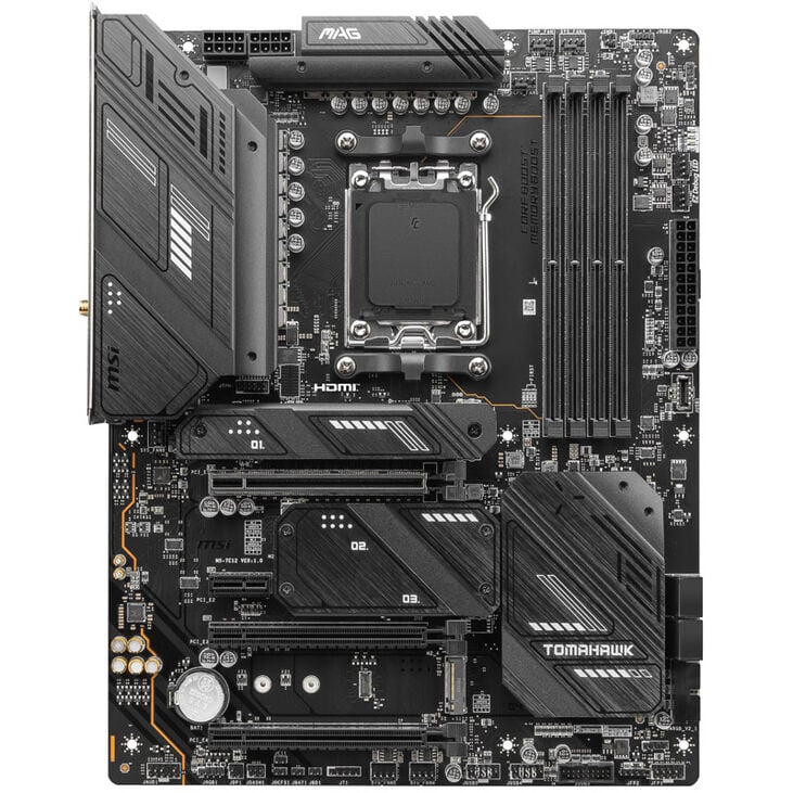 MSI MAG X670E Tomahawk WiFi, Sockel AM5, AMD X670E, ATX - DDR5 image number 2