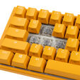 Ducky One 3 Yellow Mini Gaming Tastatur, RGB LED - MX-Speed-Silver (US) image number null