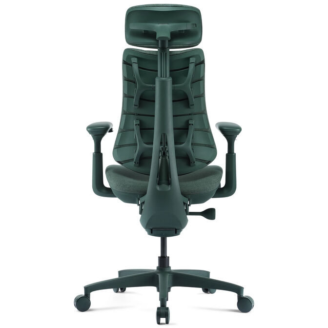 LiberNovo Omni Ergonomischer Stuhl, aktive R&uuml;ckenlehne, Massage - gr&uuml;n image number 2