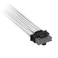 Corsair Premium Sleeved 2x 8-Pin zu 12V-2x6-Kabel, f&uuml;r Typ-4-Netzteil - wei&szlig; image number null