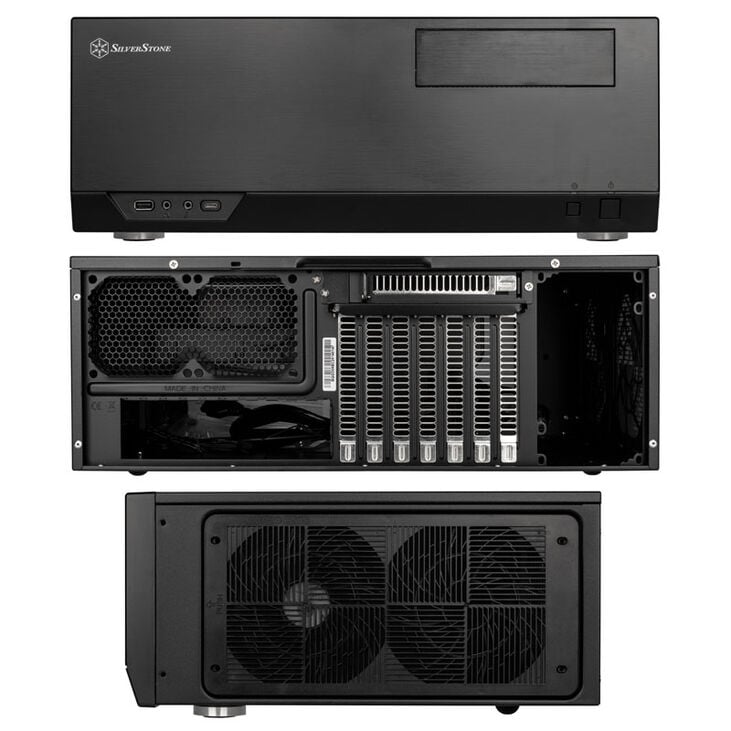 SilverStone SST-GD09-C USB 3.0 Grandia Desktop - schwarz image number 3