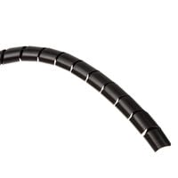 InLine Spiralband Kabelschlauch, schwarz - 10mm x 10m