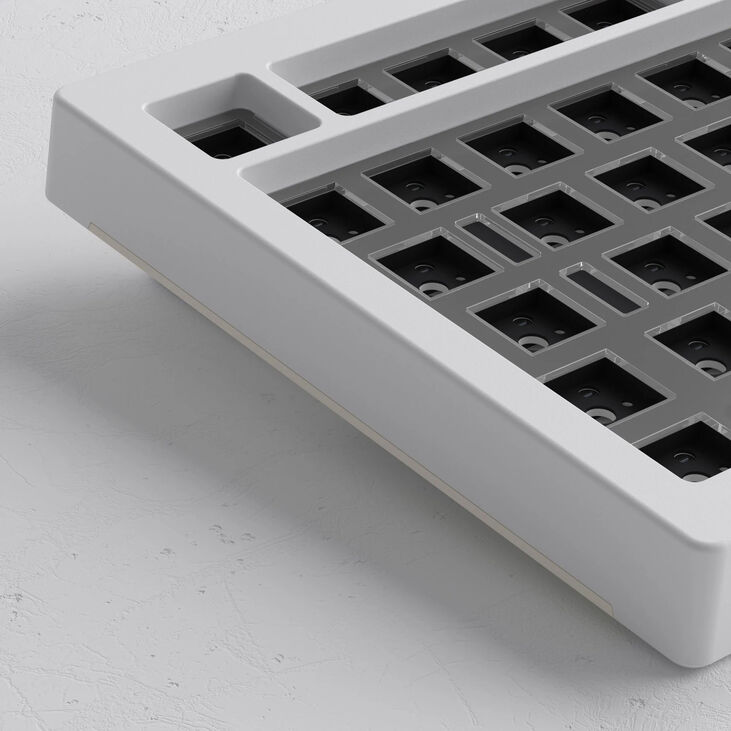 AKKO 5075B Via Barebone Gaming Keyboard, 75% - ANSI, Moon White image number 3